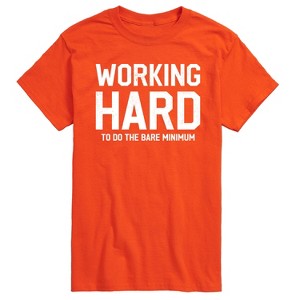 Men's - Instant Message - Working Hard Short Sleeve Graphic T-Shirt - 1 of 4