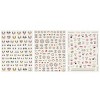 Wrapables 3 Sheets Facial Expressions Nail Art Emotion Nail Stickers - 2 of 4