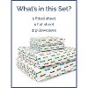 Kids 4 Piece Bed Sheet Set - Cute & Cozy Wrinkle-Resistant with Vibrant Designs - CGK Linens. - 2 of 4