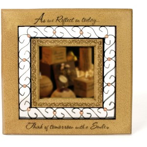 Pavilion Gift Company - Smile - 10" Mirror - Makeup Mirrors - 1 of 3