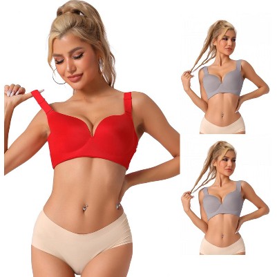 2 beige 1 red