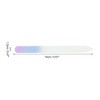 Unique Bargains Dual-Color Glass Multifunctional Nail File Manicure Tool Pink Gradient 4 Pcs - 2 of 4