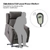 Set of 2 Fabiola Upholstered Lift Assist Power Recliner Chair|ART OF LIVING DESIGNS - 4 of 4