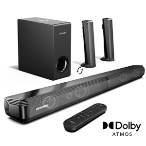 ULTIMEA Apollo S60 4.1ch Sound Bar, Dolby Atmos, Bluetooth 5.3, Subwoofer, 280W Peak Power, 3 EQ Modes, HDMI eARC - 1 of 4