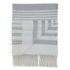 Saro Lifestyle Striped Throw, 50x60 inches, Gray - image 2 of 4