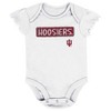 NCAA Indiana Hoosiers Infant Girls' 3pk Bodysuit Set - 4 of 4