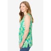 Woman Within Plus Size Perfect Printed Scoopneck Tank - 4 of 4