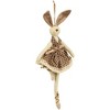 Northlight Plush Ballerina Bunny Hanging Easter Decoration- 13" - Brown - 4 of 4