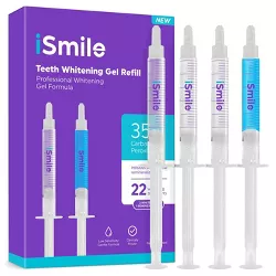 iSmile Teeth Whitening Gel Syringe Refill Pack - 4ct