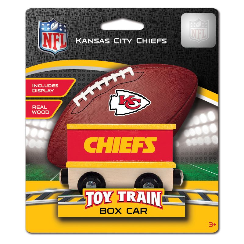 MasterPieces Wood Train Box Car - NFL Kansas City Chiefs, 3 of 6