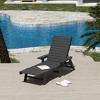 WestinTrends Adirondack Outdoor Chaise Lounge for Patio Garden Poolside - 2 of 2