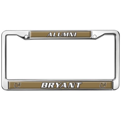 Bryant University Alumni Logo Full Size Standard License Plate Metal Frame