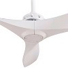 60" Minka Aire Modern Indoor Ceiling Fan with Remote Control White for Living Room Kitchen Bedroom Family Dining House Home Office - 3 of 4