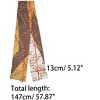 Allegra K Women's Polka Dot Long Skinny Double-Sided Scarf 57.87*5.12"(L*W) - 3 of 4