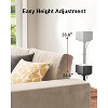 Speaker Stands Pair, Height Adjustable Speaker Stand, Extends 24.4" to 36.6", Holds 6.6 lbs, Compatible with Most Brands - 4 of 4