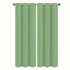 Solid Blackout Thermal Grommet Curtain Panels With Foam Backing (Set of 2) - 2 of 3