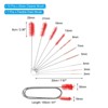 Unique Bargains Plastic Stainless Steel Wire with Double Ended Elastic Straw Brush 11 Pcs - 2 of 4