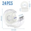 Itopfox 24 Pcs Transparent Tape with Dispenser, Clear Tapes and Refillable Dispensers for Craft Jobs, Gift Wrapping, Repairing, Home and School Use - 2 of 4