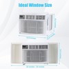 12K BTU Smart Window AC - Cools 550 Sq.Ft, WiFi/Alexa, Ultra Quiet, Energy Star, Remote, Easy Install - 2 of 4