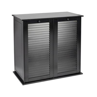 thumbnail image 2 of Household Essentials Tilt-out Cabinet Laundry Sorter With Shutter Front, Black 2 of 12
