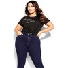 Women's Plus Size Exemplar Jean - ink blue | CITY CHIC - image 4 of 4