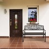 Costway Garden Bench Outdoor Furniture Porch Path Loveseat Chair - 4 of 4