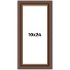 PosterPalooza | Panoramic Traditional Brown Picture Frame - UV Acrylic, Foam Board Backing, Hanging Hardware - 2 of 4