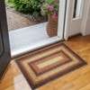 Indoor Modern Imitation Weaving Textured Area Rugs for Bedroom Living Room Abstract Easy Care Washable Soft Low Pile Non Slip Carpet - 3 of 4