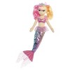 Aurora Large Rainbow Sea Rose Sea Sparkles Enchanting Stuffed Doll Multicolor 18" - 2 of 4