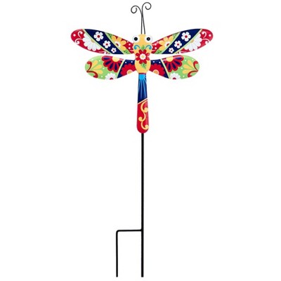 The Lakeside Collection Colorful Talavera-Inspired Garden Stakes