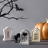 3pc Ceramic Mantle Tombstone Figurals Decorative Accent Sets - Hyde and EEK! Boutique™ - 2 of 3