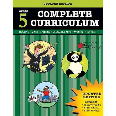 Complete Curriculum: Grade 5 - (Flash Kids Harcourt Family Learning) by  Flash Kids (Paperback)