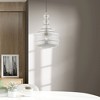 Livex Lighting Art Glass 1 - Light Pendant in  Brushed Nickel - 4 of 4