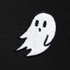 Dalix Ghost Embroidery Relaxed Hoodie Soft Fleece Sweatshirt Drawcord Fit Lounge Mens - 2 of 4