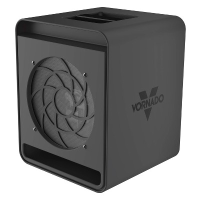 Vornado Gray Electric Space Heater with Thermostat and Auto Shut-off