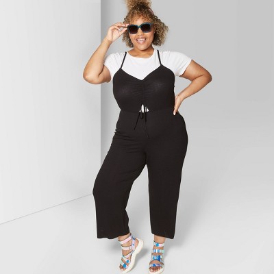 wild fable v neck knit jumpsuit
