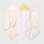 Baby Girls' 3pk Hooded Towel - Cloud Island™