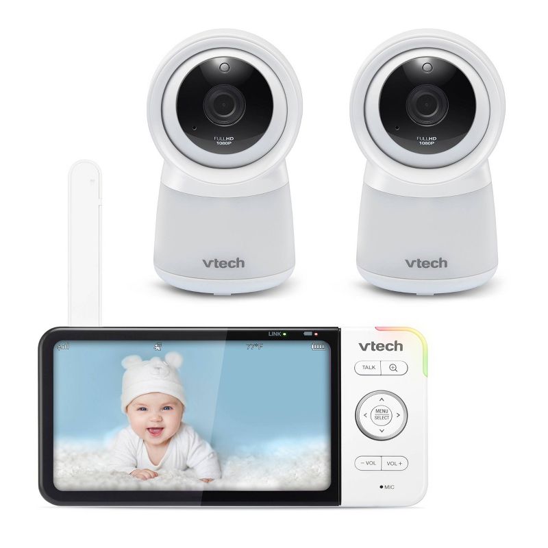 VTech Video Monitor with 2 fixed 5&#34; Smart Full HD Camera RM5754-2, 5 of 12