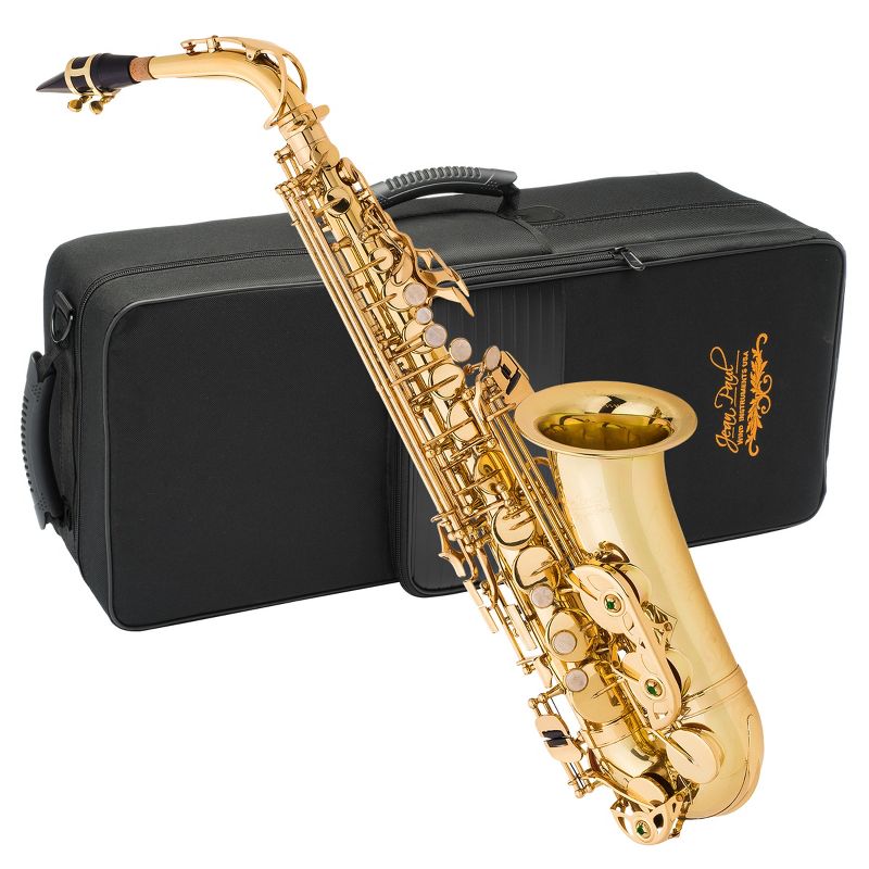 Jean Paul AS-400 Student Alto Sax with Golden Brass  Lacquer Finish, 1 of 8