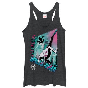 Women's Marvel Spider-Man: Into the Spider-Verse Modern Spider-Gwen Racerback Tank Top - 1 of 3