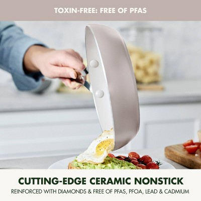 GreenPan Nova Clay Aluminum Ceramic Nonstick Frypan Set