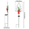 Yescom 8 Pcs Red Berries Tree Stake Christmas Pathway Decoration Waterproof for Garden Yard - 2 of 4
