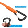Unique Bargains Braided Wrist Polyester Keychain Badge Lanyard with Snap Hook 4 Pcs - 4 of 4