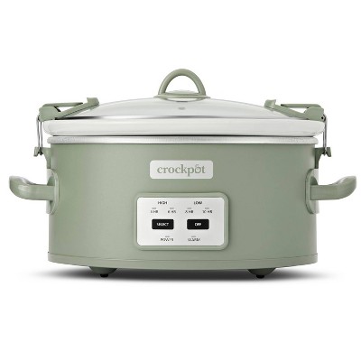 Crock-pot 6qt Programmable Cook & Carry Slow Cooker Black