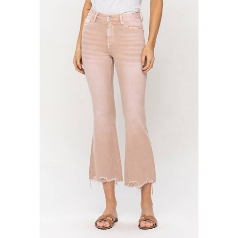 Women's High Rise Crop Flare Jeans - VERVET BY FLYING MONKEY - image 1 of 4