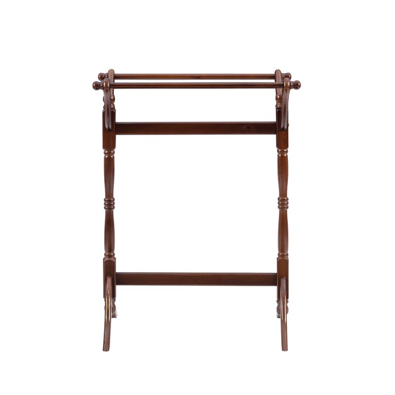Westry Traditional Solid Wood Blanket Rack - Powell, 3 of 10