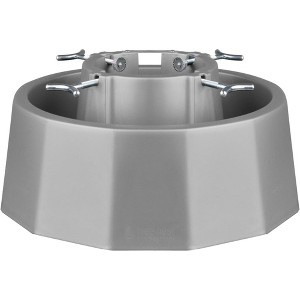 Tree Nest Robust Christmas Tree Stand for Real Trees, Silver, Small - 1 of 4