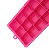 Unique Bargains 15-Cavity Small Square Ice Tray with Lid Hand Wash Only Silicone 7.87"x4.72"x1.30" 1 Pc - 3 of 3