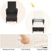 79'' Brown Patio Wicker Chaise Lounge Chair with Pillow and Adjustable Backrest - 2 of 4