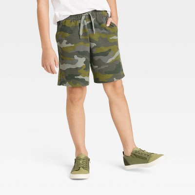 Boys' Pull-on 'at The Knee' Knit Shorts - Cat & Jack™ Green L : Target